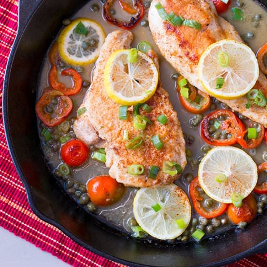 Lemon Chicken Piccata with Capers
