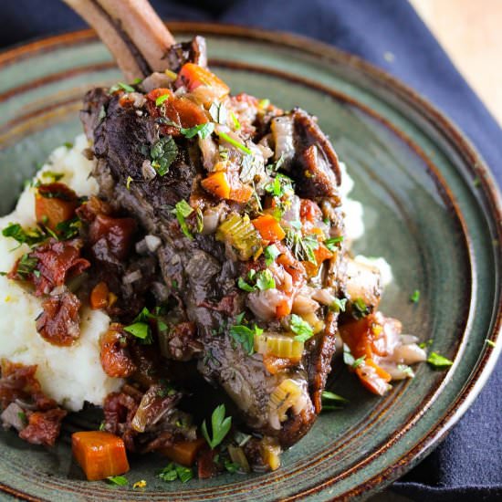 Braised Lamb Osso Buco