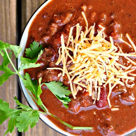 Manly Meaty Chili