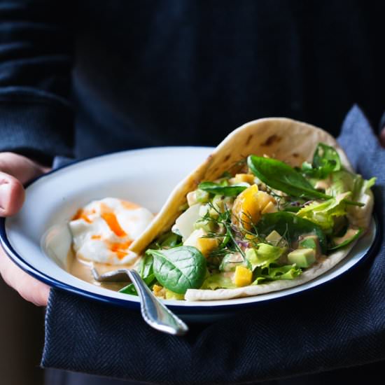 Lovely Winter Salad with Mango
