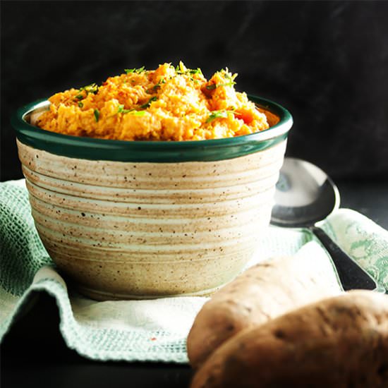 Chipotle Mashed Sweet Potatoes
