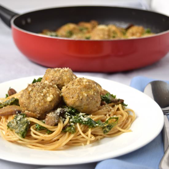Turkey Mushroom Meatballs
