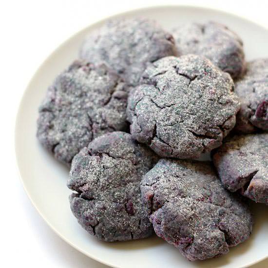 Purple Sweet Potato Sugar Cookies