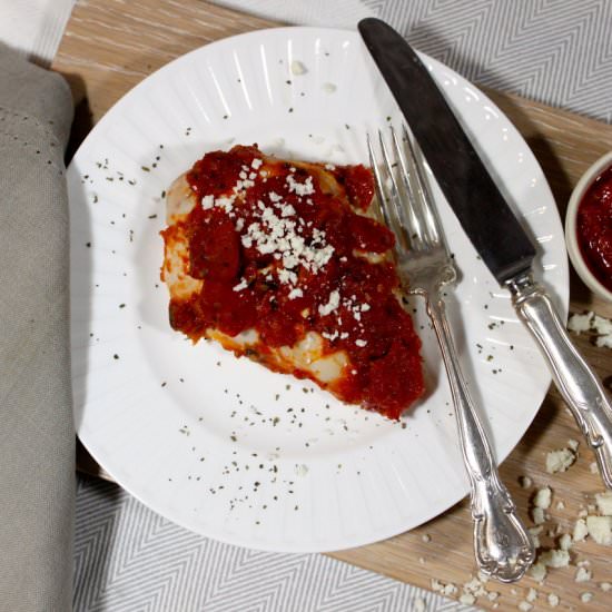 Bruschetta Chicken Bake