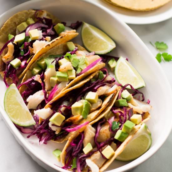 Easy Grilled Fish Tacos