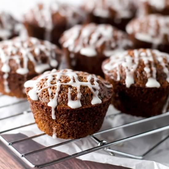 Maple Gingerbread Muffins