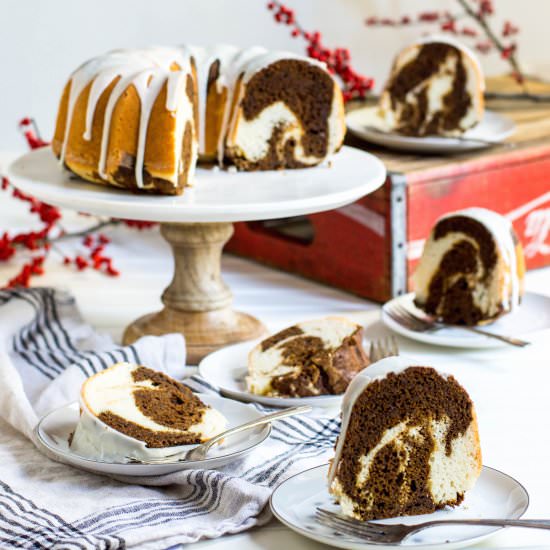 Old-Fashioned Marble Cake