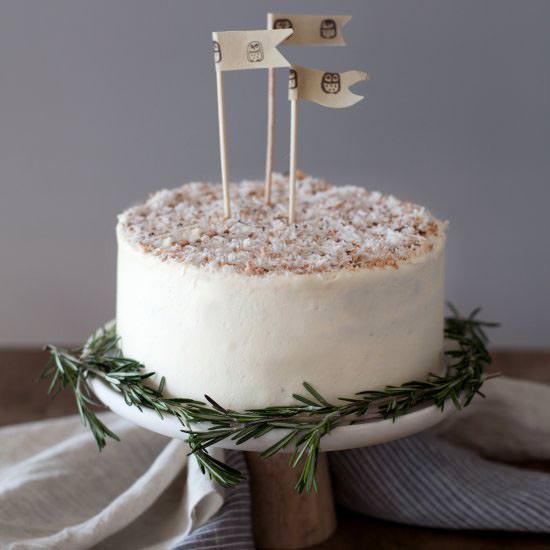 Coconut Snowflake Cake