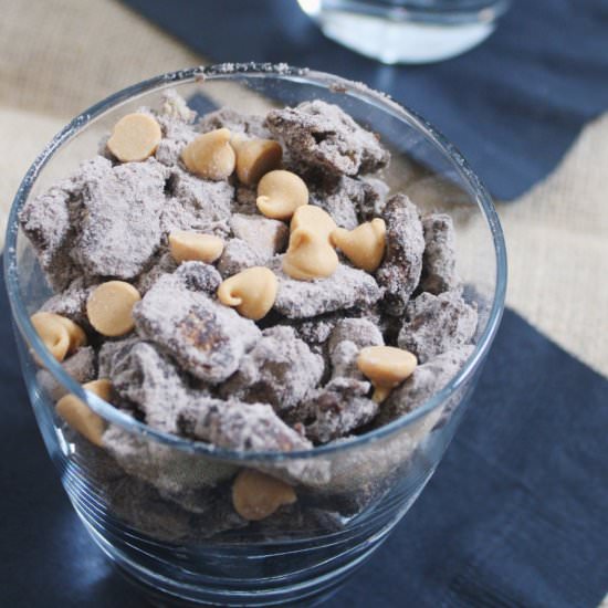 Dark Chocolate & PB Chex Party Mix