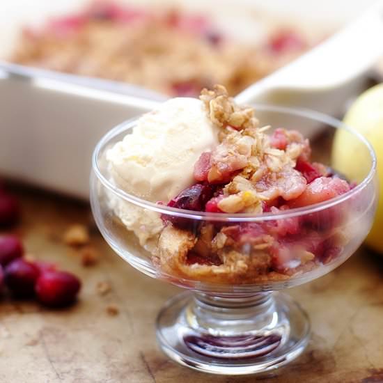 Cranberry Apple Crisp