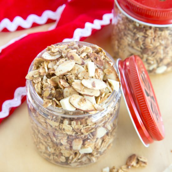 Slow Cooker Eggnog Granola