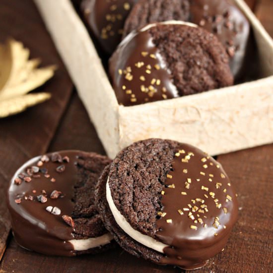 Spicy Chocolate Sandwich Cookies