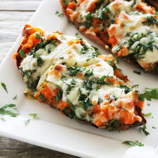 Chipotle Twice Baked Sweet Potatoes