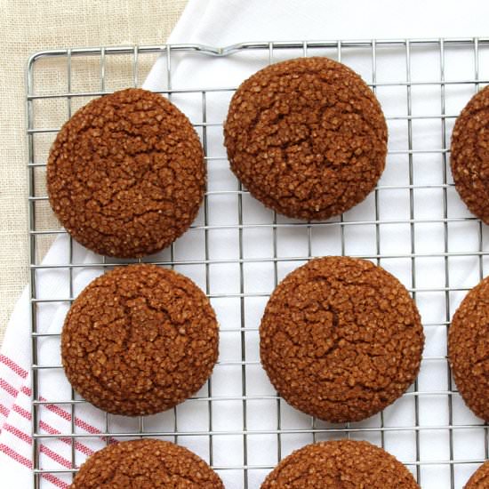 Chewy Molasses Spice Cookies