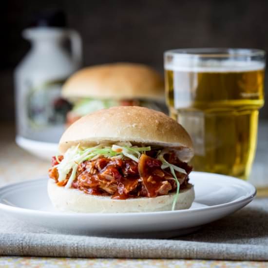 Slow Cooker Maple Chipotle Chicken
