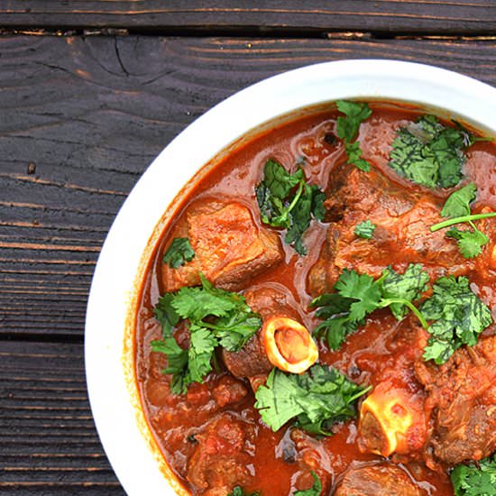 Mutton Curry with Tomatoes