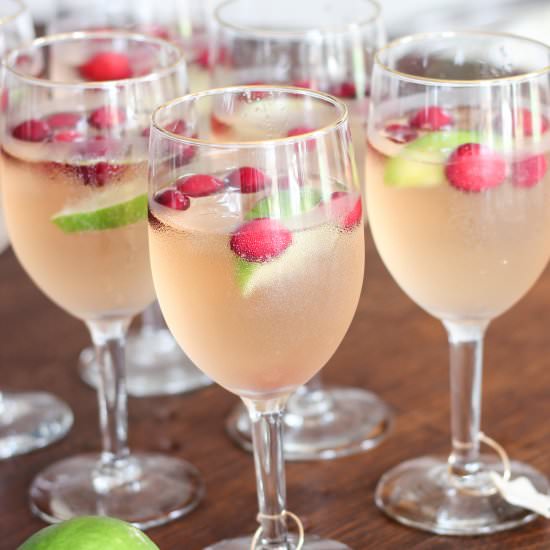 Cranberry Raspberry Lime Mocktails