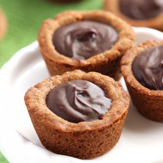 Chocolate Ganache Gingerbread Cups