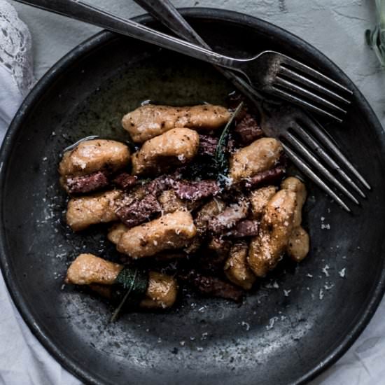 Sweet Potato Ricotta Gnocchi