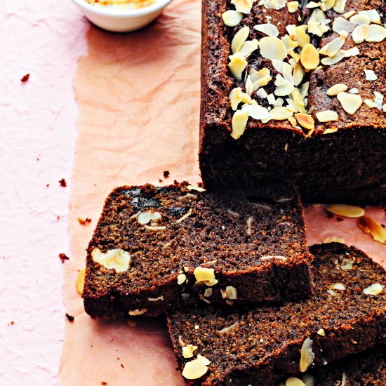 Chocolate Cake with Prunes and Nuts