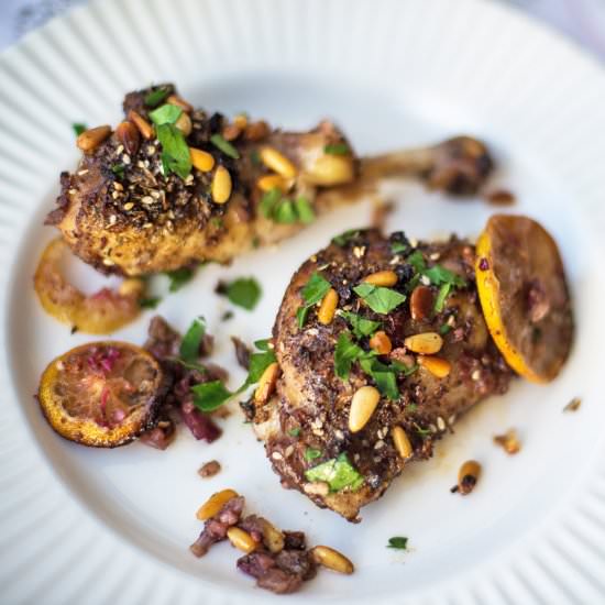 Chicken with Za’atar, Sumac & Lemon