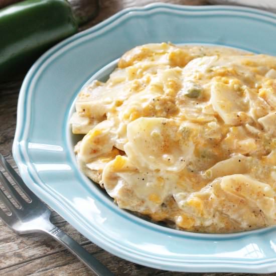 Slow Cooker Scalloped Potatoes