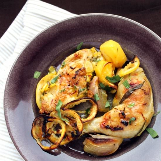 Chicken with Jerusalem Artichokes
