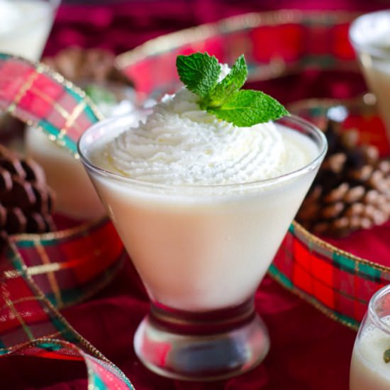 White Chocolate Mint Pot de Creme