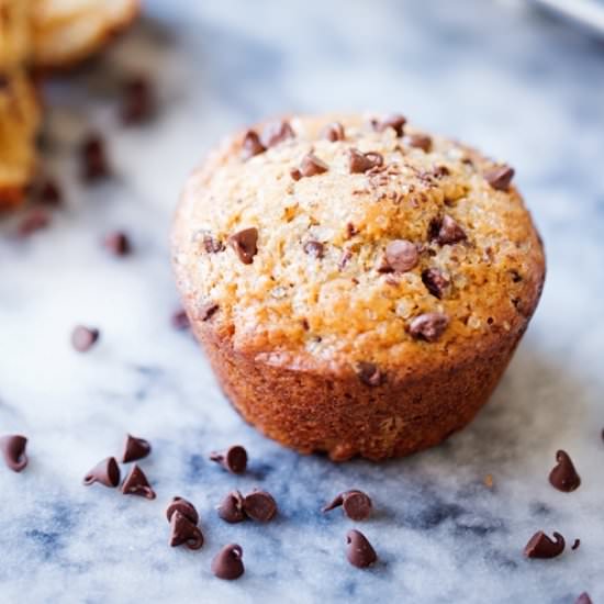 Bakery Style Chocolate Chip Muffins
