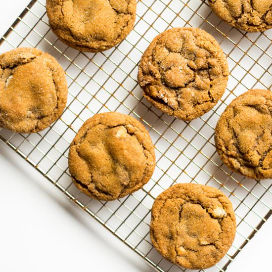 Soft and Chewy Ginger Cookies
