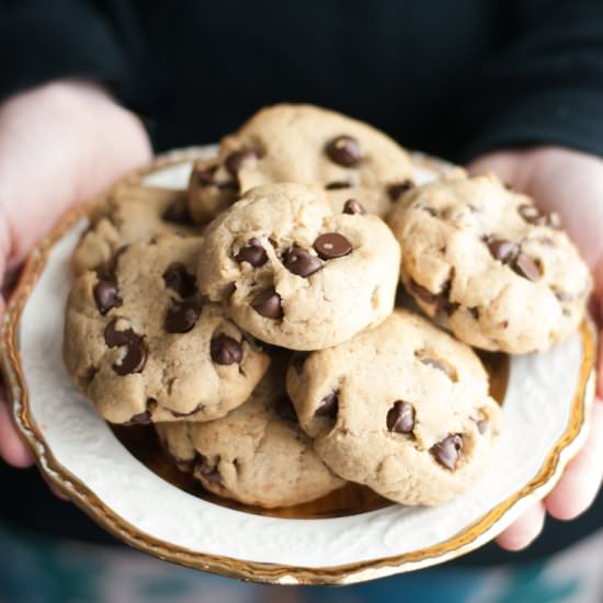 Soft Baked Chocolate Chip Cookies