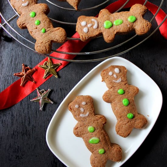 Nutella Gingerbread Men Cookies