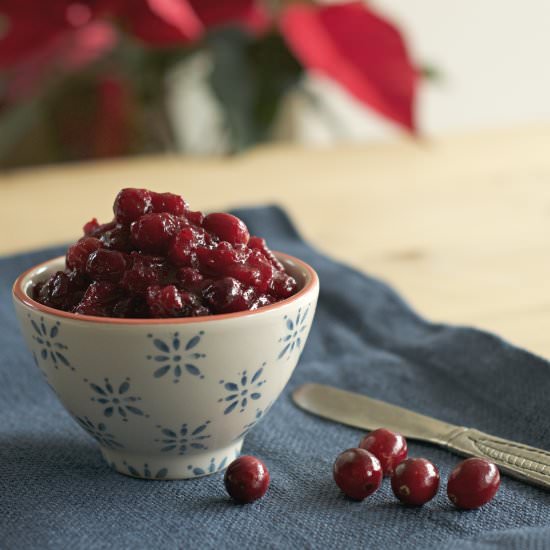 Thyme and Orange Cranberry Sauce