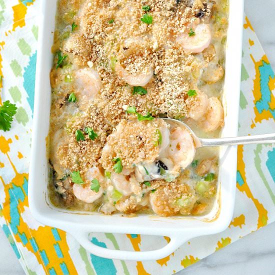 Shrimp and Wild Rice Casserole