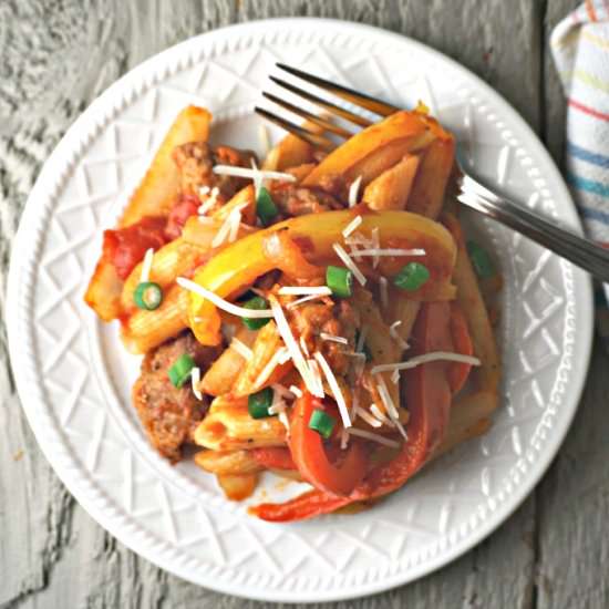 One Pot Pasta with Sausage