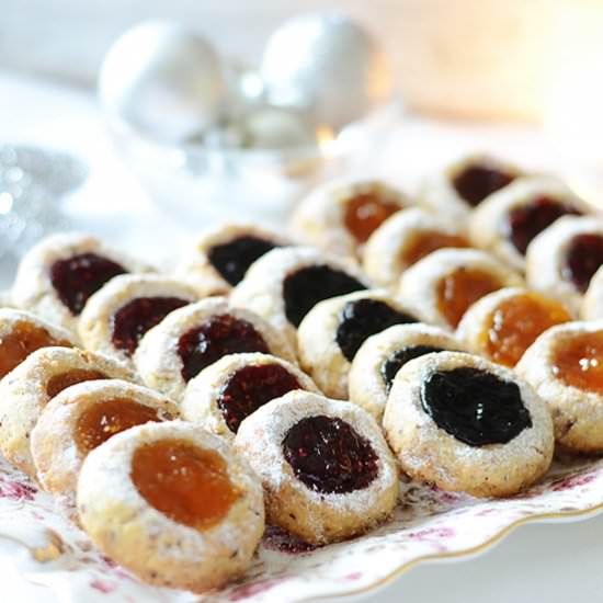 Thumbprint Cookies (Raspberry)