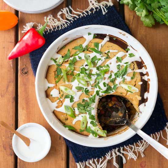 Mexican Cornbread Pot Pie
