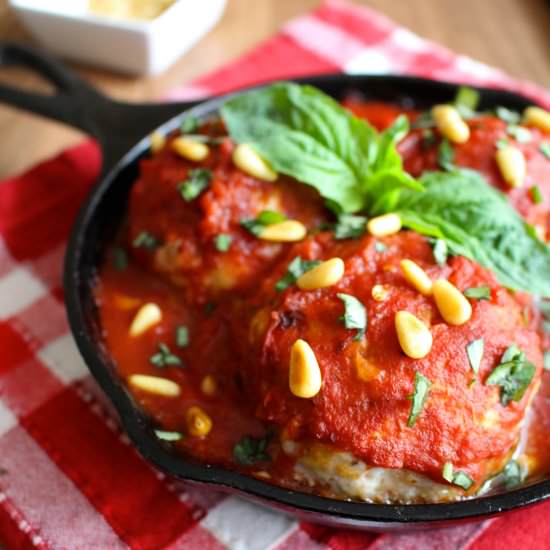 Skillet Turkey Meatballs