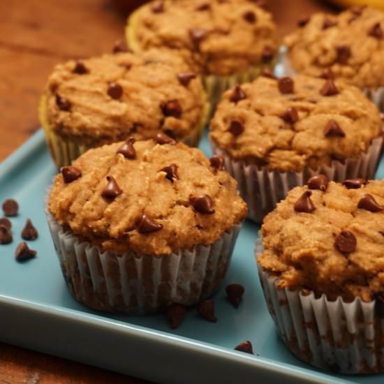 Banana Chocolate Chip Muffins