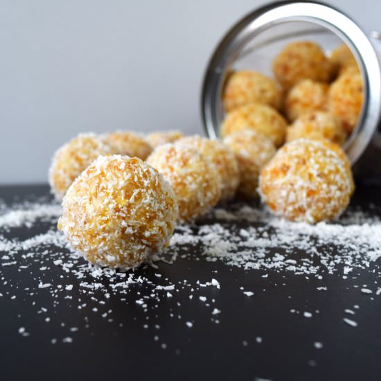 No-Bake Apricot Coconut Bites