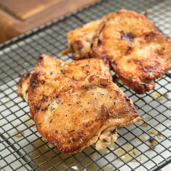 Extra Crispy Lemon & Thyme Chicken