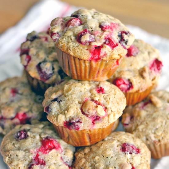 Cranberry Ginger Pecan Muffins