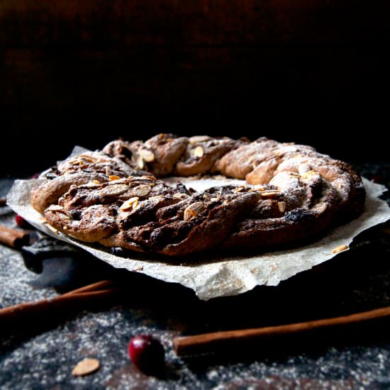 Holiday Wreath Bread