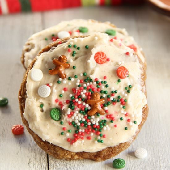 Chewy Gingerbread Cookies