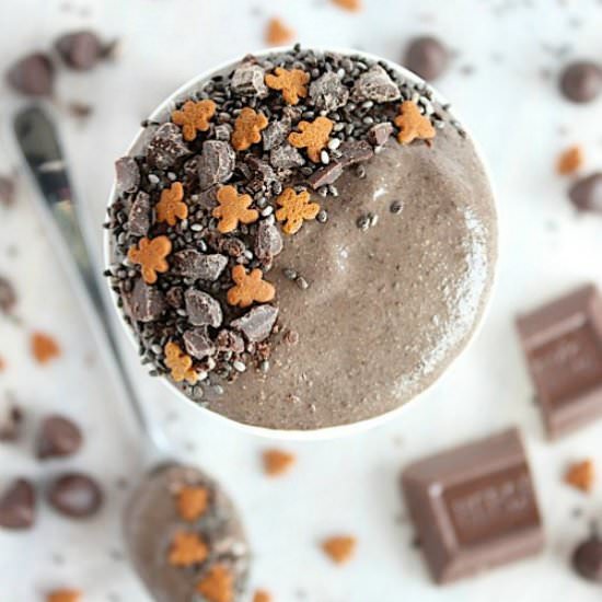 Chocolate Gingerbread Chia Pudding