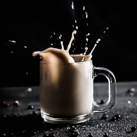 Red bean soy milk bubble drink
