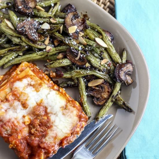 Parmesan Balsamic Green Beans