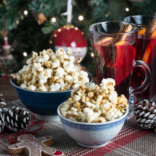 Gingerbread Popcorn