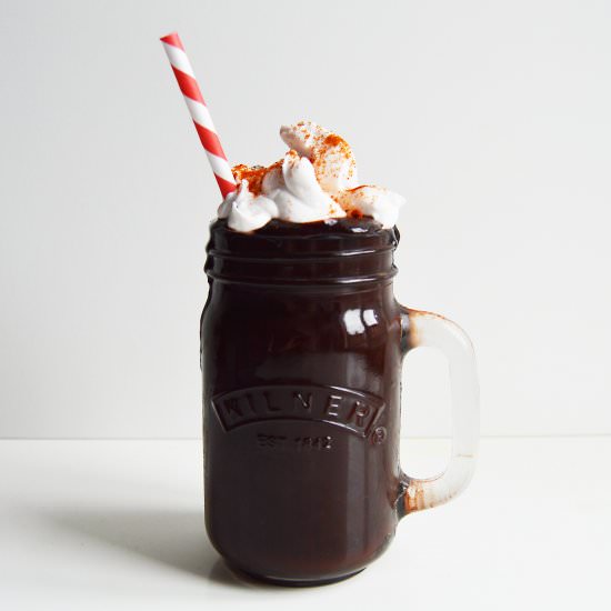 Creamy Vegan Chilli Hot Chocolate