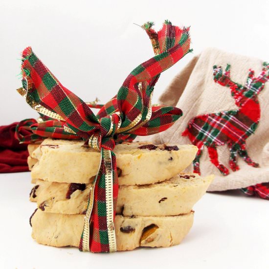 Cranberry Pistachio Biscotti